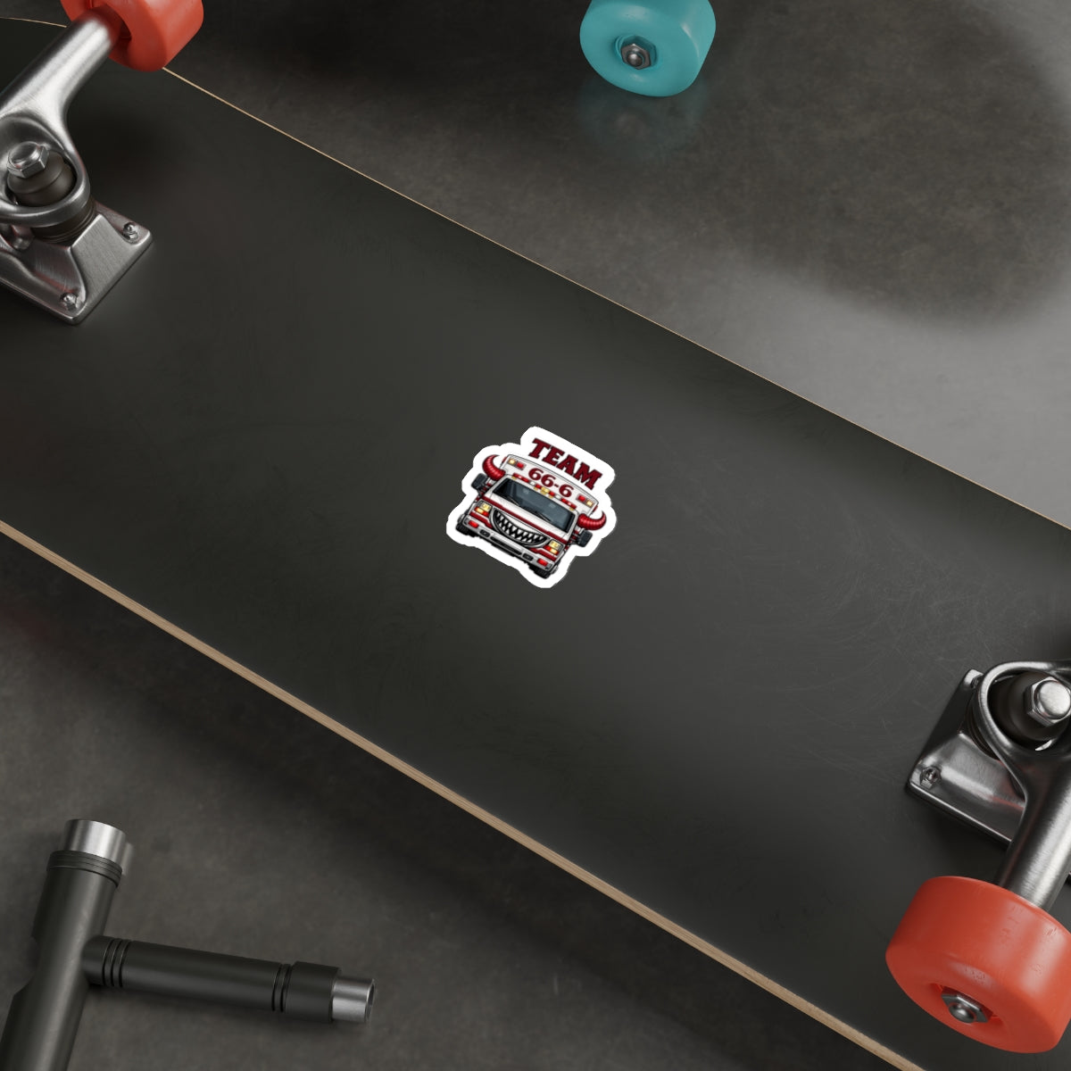 Team 66-6 - Die Cut Sticker