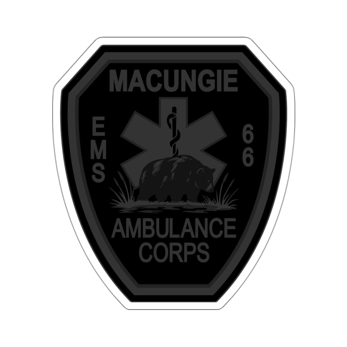 TactiCool MAC Patch - Die Cut Sticker