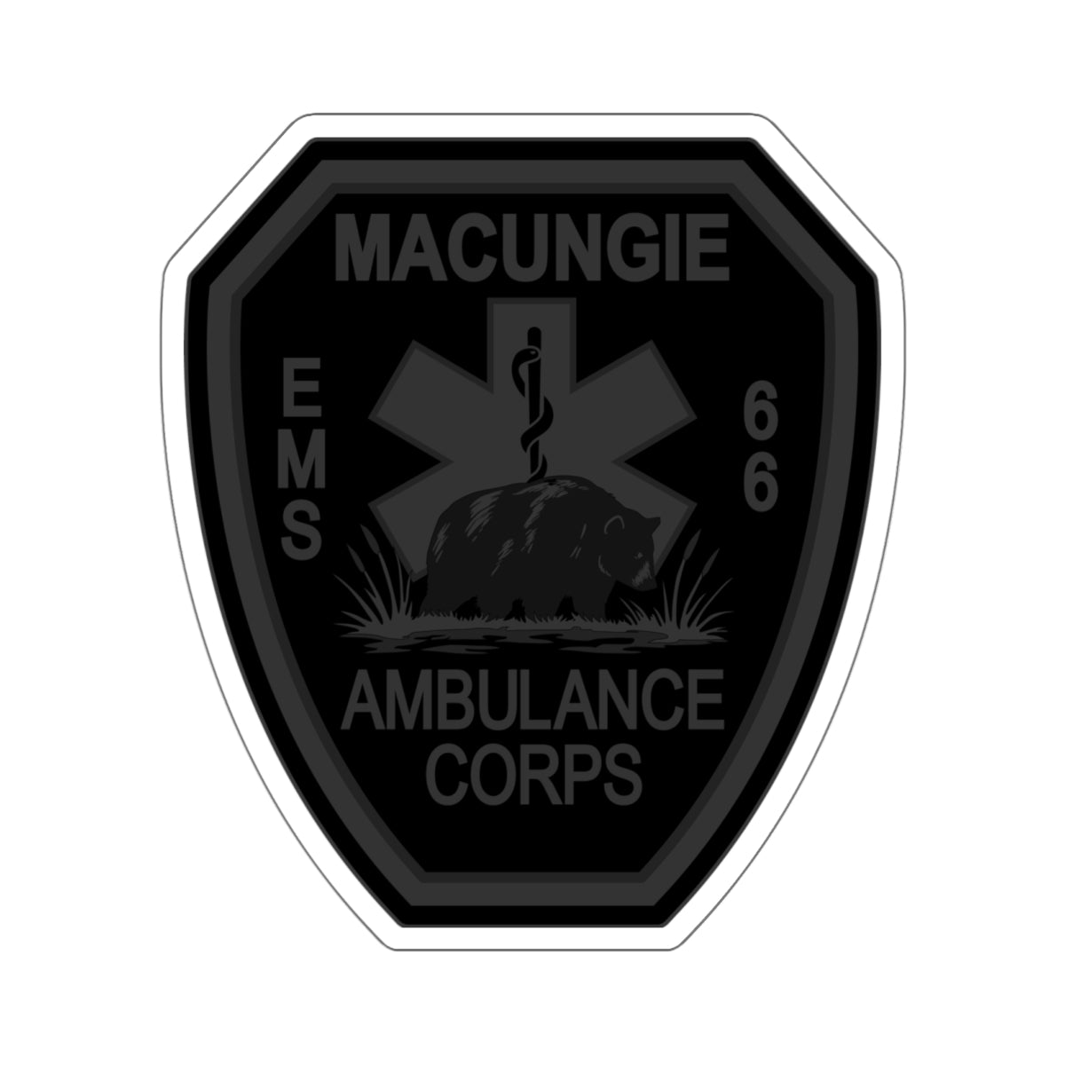 TactiCool MAC Patch - Die Cut Sticker