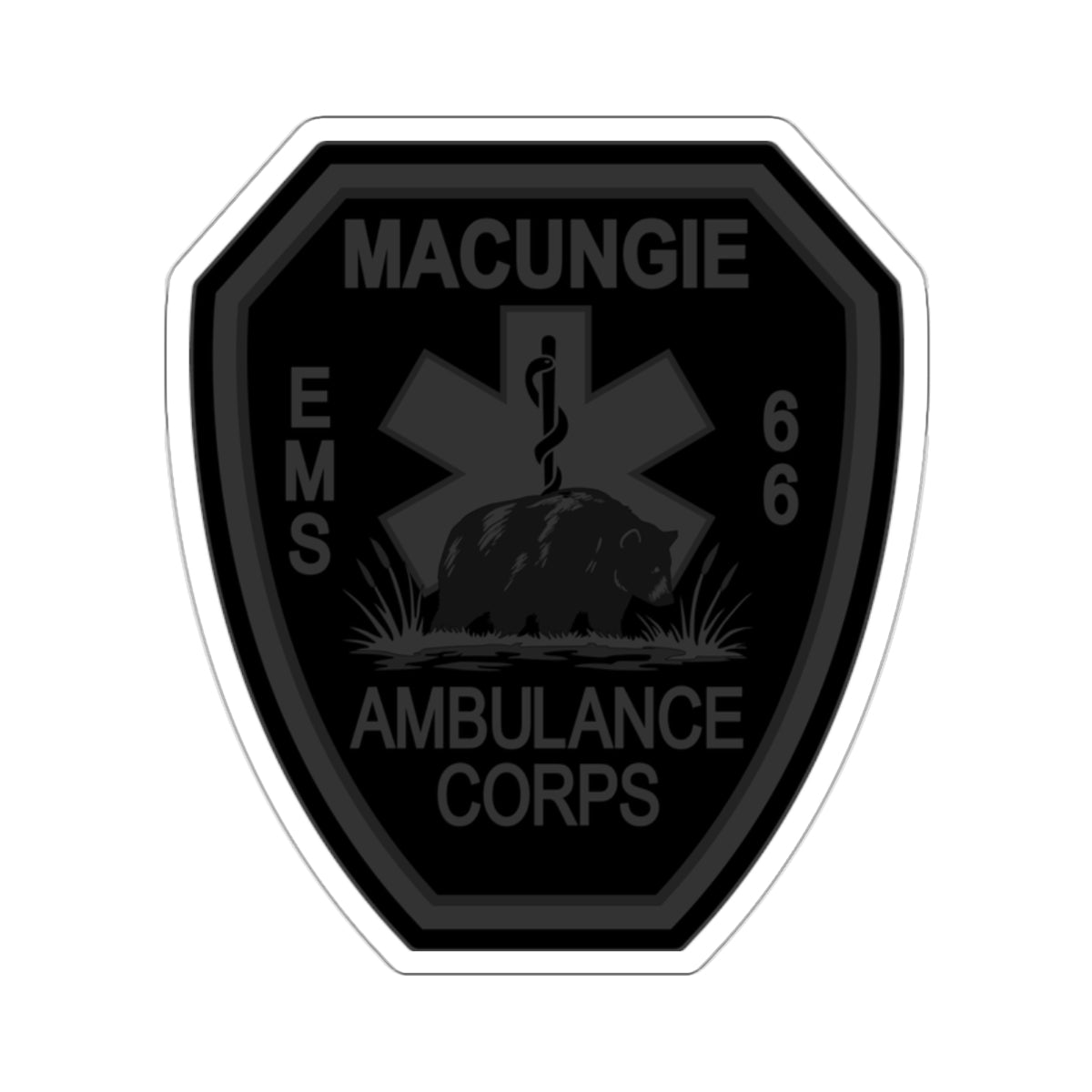 TactiCool MAC Patch - Die Cut Sticker